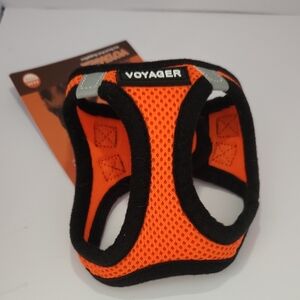Voyager Orange and Black Dog Harness
